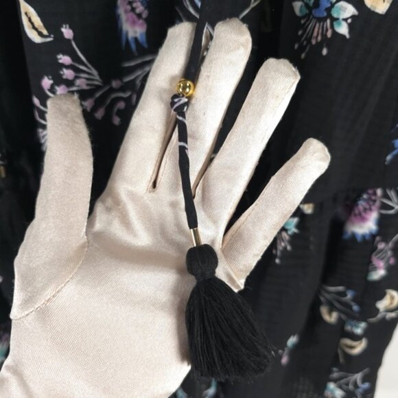 NWT‎ REBECCA MINKOFF Trixie Midi Dress Black Multi Floral U21657A03 SMALL - Picture 9 of 14